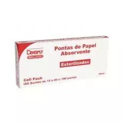 Cone De Papel Cell Pack Esterilizado 1 Série 15 - 40 - Dentsply