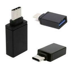 ADAPTADOR USB 3 0 FEMEA PARA TYPE-C OTG FLASH MACHO KP-UC5048 PRETO KNUP