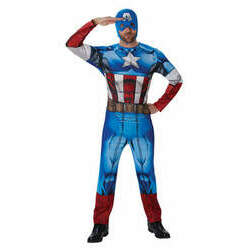 Fato de Capitão América para homem - Marvel