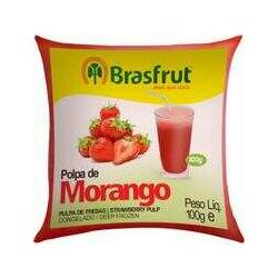 Polpa de Fruta Brasfrut Morango 100g
