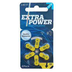 Bateria auditiva Extra Power 10 Cartela com 6 undiades