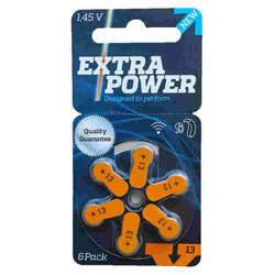 Bateria auditiva Extra Power 13 Cartela com 6 undiades