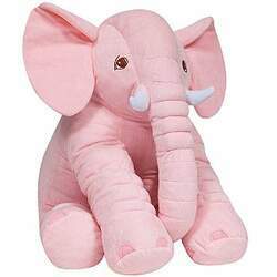 Almofada Elefante Gigante Rosa - Buba