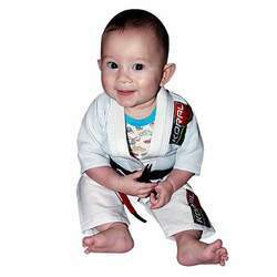 Kimono Jiu Jitsu Koral Infantil Baby Branco