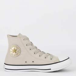 Tênis Converse Chuck Taylor All Star Hi Bege Claro/Ouro - CT17290001