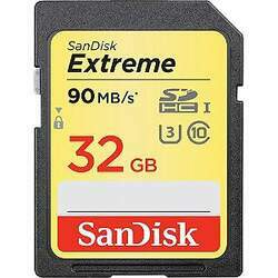 Cartão de Memória SanDisk 32GB UHS-I U3 Extreme Classe 10 SDHC - 90mb/s