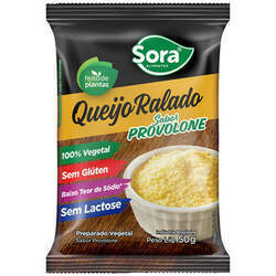 Queijo Ralado Vegetal sabor Provolone (50g) - Sora