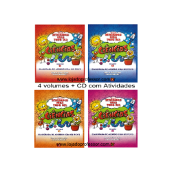 Coleção Atividades para todo dia ciências - 4 Volumes 1 CD com atividades e experiências para imprimir