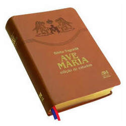 Bíblia Sagrada Editora Ave Maria - Edição de Estudos