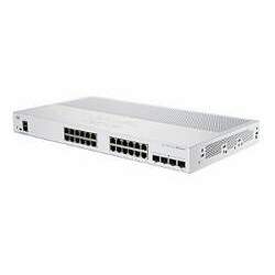 Switch Cisco Smart CBS250 24 Portas 10/100/1000 4 portas SFP Layer 3 CBS250-24T-4G Gerenciável