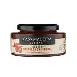 Geleia Gourmet Morango C/ Pimenta Casa Madeira