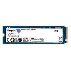 SSD Kingston NV2 2 TB, M 2 2280 PCIe, NVMe, Leitura: 3500 MB/s e Gravação: 2800 MB/s - SNV2S/2000G