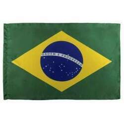 Bandeira Do Brasil Simples 130X90cm Poliéster - 60663370