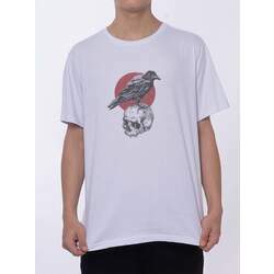 Camiseta Crow Skull - Branca