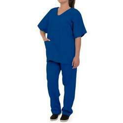 Pijama Cirúrgico Em Oxford Azul Artipé