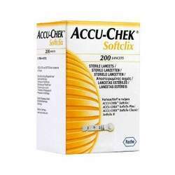 Lancetas Accu-Chek Softclix Caixa com 200 Unidades Roche