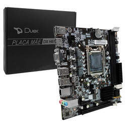 Placa Mãe Duex DX H61ZG, DDR3, Socket 1155, M-ATX, Chipset Intel H61