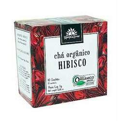Kampo de Ervas Chá de Hibisco Orgânico Caixa 10 Sachês