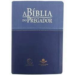 A Bíblia do Pregador ARC Letra Normal Média Azul Claro e Escuro