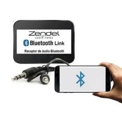 Receptor Adaptador De Áudio Bluetooth Link 12v C/ Cabo Extensão P2 - Zendel ZD-BT-LK