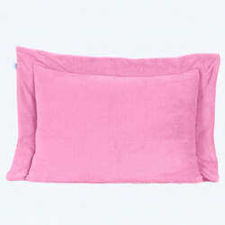 Porta Travesseiro Soft Lucca 70cm x 50cm 01 Peça - Rosa