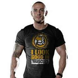 Camiseta Masculina Academia I Look Good In Muscles Tático Militar TeamSix Brasil