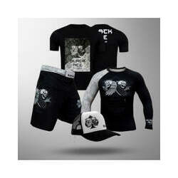 Kit Black Ace Heaven & Hell: Rash Guard Bermuda Camiseta Boné