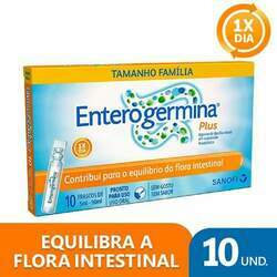 Probiótico Enterogermina Plus 10 Frascos De 5ml - Tamanho Família