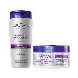 Lacan Luminus Progress Anti-Yellow - Kit Shampoo e Máscara