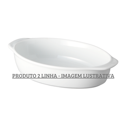 Mini Travessa Oval Porcelana Schmidt - Mod Couvert 214 2ª Linha