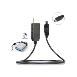 Cabo de Alimentação CA D-AC50 USB 3 0 com Adaptador USB-C para Câmeras Pentax