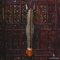 Cabeça de Zebra 100cm Arte Bali