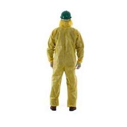 Macacão de Proteção Duvek 4000 Amarelo Impermeável Alta Proteção Química CA 35684