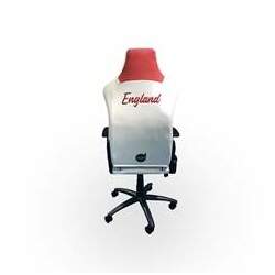 Cadeira Gamer Dazz 6261 Nations Inglaterra Branco/Vermelho