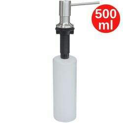 Dispenser Dosador de Sabão em Aço Inox com Recipiente Plástico 500 ml 94517/004 Tramontina