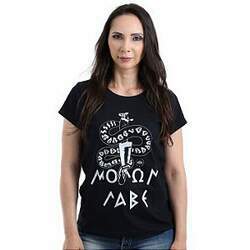 Camiseta Baby Look Feminina Lador Molon labe Crotale