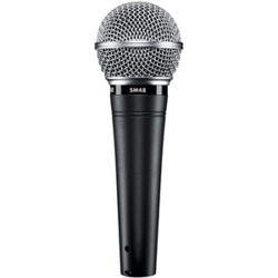 Microfone Dinâmico Cardióide SM48-LC de Mão - SHURE
