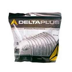 Respirador Tipo Concha PFF2 Com Vávula Delta Plus Confort M1200VBR CA 40767 - Embalagem com 10 Unidades