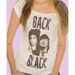 Camiseta Back Black Feminina Branca