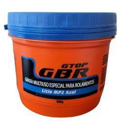 Graxa Multiuso Especial para Rolamentos Lítio MP2 Azul GBR 500 Gramas