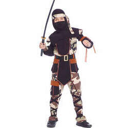 Fato de ninja comando para menino
