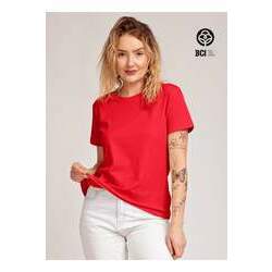 Camiseta Feminina Algodão, Vermelha