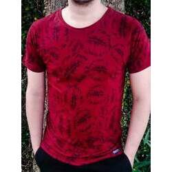 Camiseta Estampada Vermelha Floral - Mars