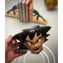 Caneca 3D Goku Com Raiva: Dragon Ball - CD