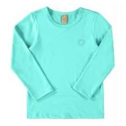 Camiseta Praia Infantil Proteção UV Azul Aruba Up Baby