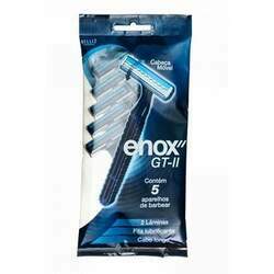Kit ENOX GT-II com 5 aparelhos de barbear