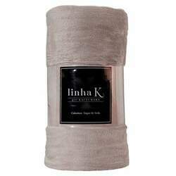 Cobertor Casal Kacyumara Toque de Seda 180x220cm Blanket 300 g/m Marrom