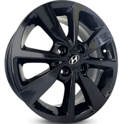 Jogo Roda KR S13 Hyundai HB20 Premium Aro 15 - Preta