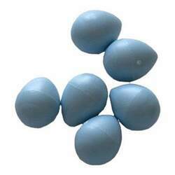 20 x Ovos Indez Azul - Para Canários - Tamanho Grande - N3 - Animalplast