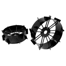 Conjunto de rodas de ferro MaquinaFort para microtrator cod 574